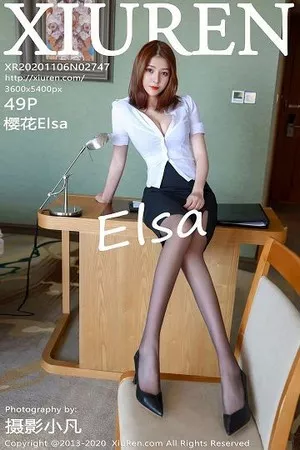 [XiuRen秀人网]No.2747_嫩模樱花EIsa职场0L制服主题黑短裙配开档黑丝裤袜诱惑写真49P