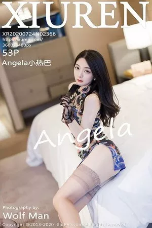 [XiuRen秀人网]No.2366_女神Angela小热巴私房古韵旗袍+性感内衣黑色蒙面诱惑写真53P