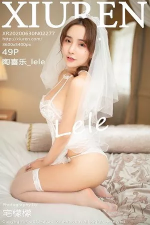 [XiuRen秀人网]No.2277_嫩模陶喜乐_lele梦幻婚纱主题私房薄纱半脱秀豪乳翘臀诱惑写真49P