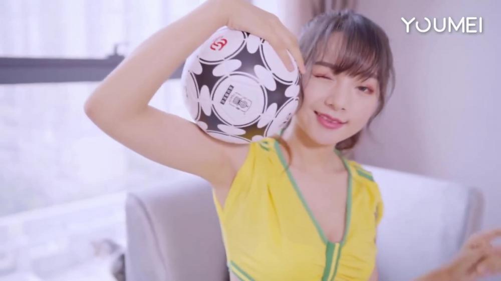 尤美视频 013 喵星人 喵星小球迷美女写真视频